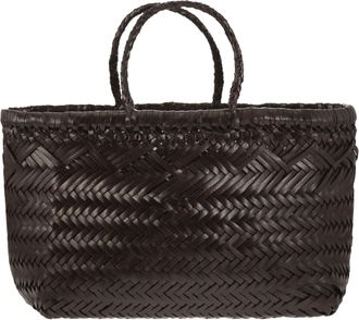 Dragon Bolso de cuero tejido de salto triple de drag&oacute;n