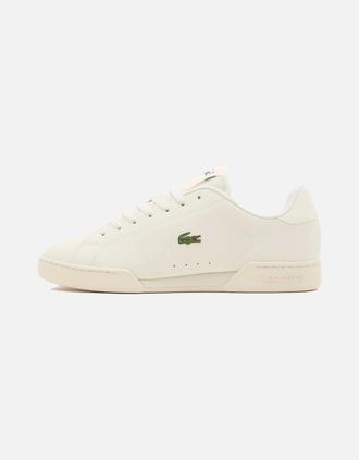 Lacoste Mens Lacoste Carnaby Cupsole Leather Trainers Off White - Size: 10