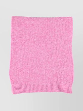 American Vintage soft textured ribbed edge scarf