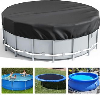 OEM Cubierta Para Piscinas Elevadas De 4 Estaciones, Cubierta Protectora Para Piscinas, Cubierta Redonda Para Exteriores Para Spas Y Ba&ntilde;eras, Ideal Para M