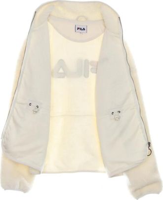 Fila Prentis voering Lady Sari Sherpa Fleece Jacket - Dames - Zomerjassen - Beige - XS - Jassen