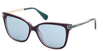 Max & Co. MO0100 81V Womens Sunglasses Purple Size 55