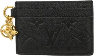 Louis Vuitton Pre-owned Wallets, female, Black, Size: ONE SIZE Pre-owned Vintage Card Case