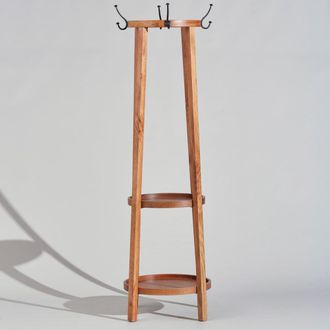 Maisons du monde Perchero de madera de mango y hierro forjado