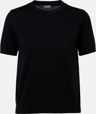 Max Mara Cotton, silk, and cashmere top