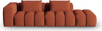 CXL by Christian Lacroix Sofá modular derecho 3 plazas de tejido estructural coral
