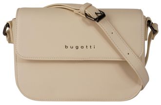 Bugatti Umh&auml;ngetasche BUGATTI ALMATA, Damen, Gr. B/H/T: 22cm x 15cm x 8cm onesize, beige, Kunstfaser, leicht gl&auml;nzend, unifarben, Taschen Umh&auml;ngetasche