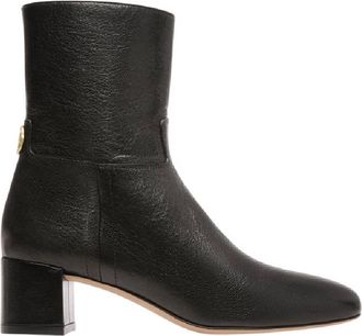 Bally Daily Emblem Otavine Leather Boots, Brand Size 39 ( US Size 8.5 )
