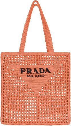 Prada Tassen, Dames, Oranje, ONE Size, Tote Bags