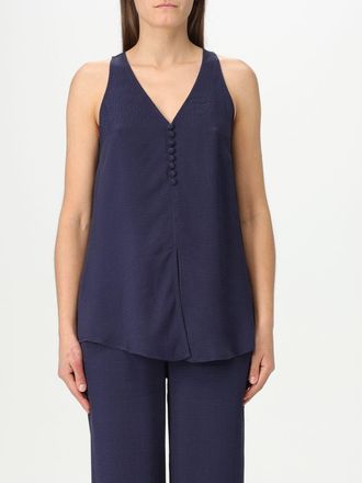 Emporio Armani Zijde V-hals Knopen Tanktop