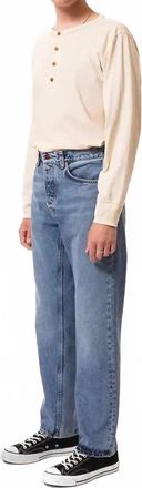 Nudie Jeans Rad Rufus Straight Leg Jeans In Indigo Blues