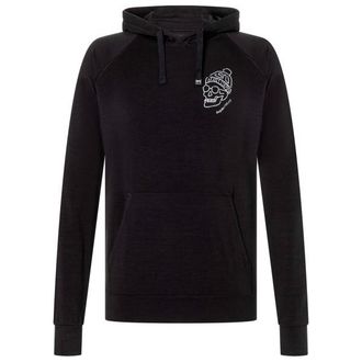 super.natural Frosty Hoodie Merinohoodie f&uuml;r Herren | schwarz