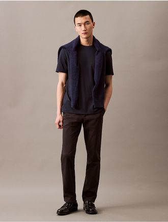 Calvin Klein Mens Tech Pique T-Shirt - Navy - 2XL