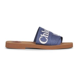 Chlo&eacute; Sliders, female, Blue, Size: 10 US Woody Mule