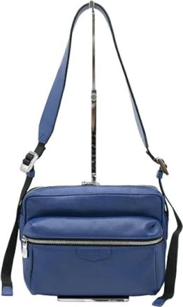 Louis Vuitton Pre-owned Cross Body Bags, male, Blue, Size: ONE SIZE Pre-owned Leather louis-vuitton-bags