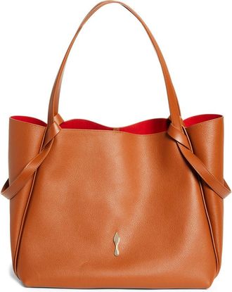 Christian Louboutin Large Bettina Leather Tote in Bg71 Cuoio at Nordstrom
