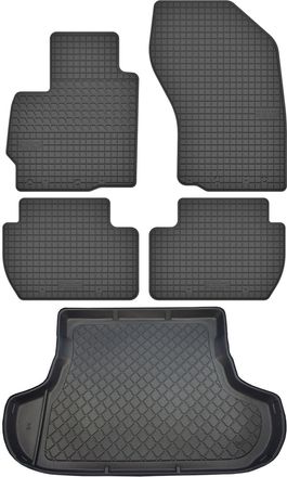 OEM Mitsubishi Outlander Ii Suv De Marzo De 2007 A Agosto De 2012. Juego De Alfombrillas De Goma Para Coche Y Alfombrilla Para Maletero