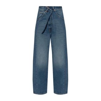 Darkpark Wide Jeans, female, Blue, Size: W25 Ines Jeans