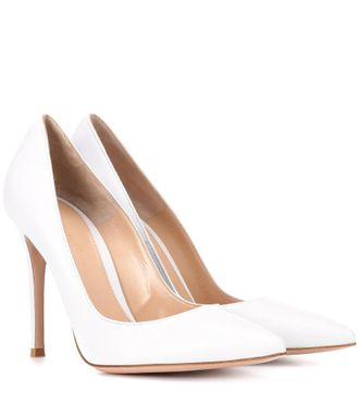 Gianvito Rossi Organza Suede Decollete T.085 Shoes from