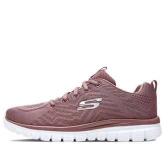 Skechers (WMNS) Skechers Graceful Get Connected Sneakers Pink/White 12615-MVE