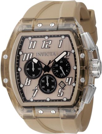 Invicta S1 Rally 49981 Herenhorloge - Quartz Uurwerk - Roestvrij Staal met Bruine Wijzerplaat - 47 mm