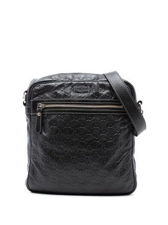 Gucci 2016-2025 Guccissima crossbody bag - Black