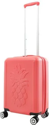 Tommy Bahama 21.5 Carry-On Hardside Spinner Luggage with 3D Pineapple in Coral at Nordstrom