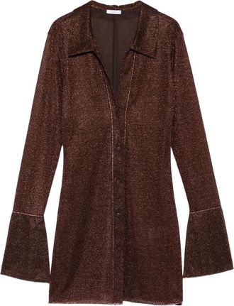 Os&eacute;ree Abito corto a maniche lunghe - Marrone