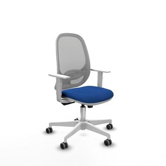 Piqueras y Crespo Piqueras Y Crespo Silla De Oficina Azul Con Reposapi&eacute;s