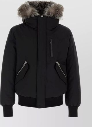 Mackage fur trim hooded down jacket