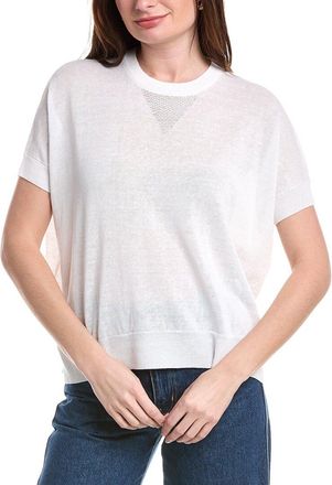 PESERICO Linen-Blend Top