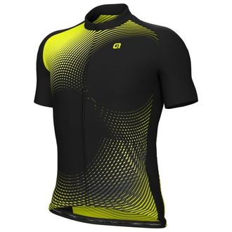 Al&eacute; Optical S/S Jersey Velotrikot f&uuml;r Herren | schwarz