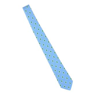 Kiton Seven-fold Silk Tie - male - Kiton - Ties - Blue - ONE SIZE - Accessories