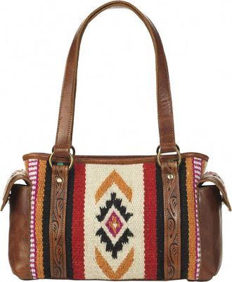 M&F Western Products Womens Saddle Blanket Satchel In Multi