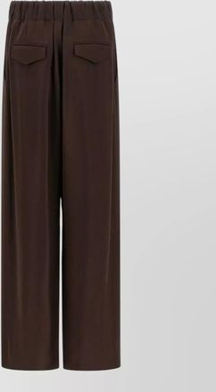 Jil Sander satin wide-leg trousers