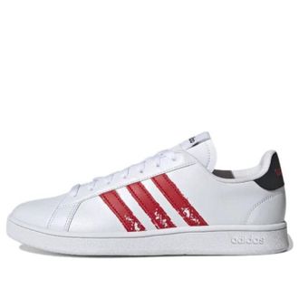 adidas neo Grand Court Base Beyond White Red GZ0986