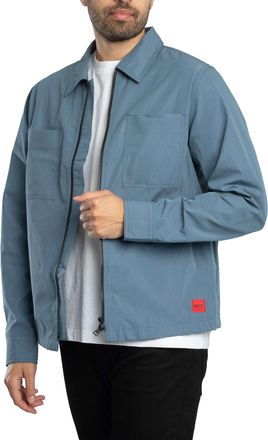 HUGO BOSS Evalom Overshirt, Blauw