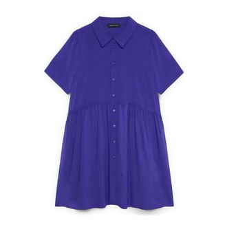 Fiorella Rubino Kleedjes, Dames, Paars, 6Xl, Short Smile Dress