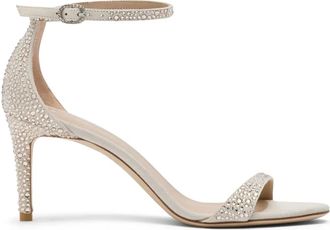Stuart Weitzman Sandali Nudist 75mm - Bianco
