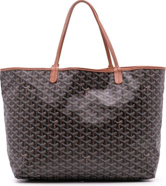 Goyard Pre-owned Womens Saint Louis Tote Bag - Dark Grey Textile - One Size