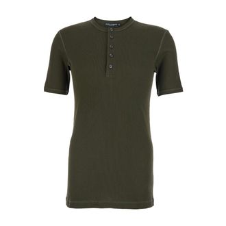 Dolce & Gabbana Heren, Tops, Groen, Maat: M Katoen