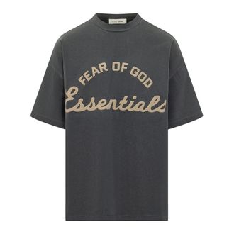 Fear of God T-Shirts, male, Black, Size: L Training 90s Short Sleeve Tee