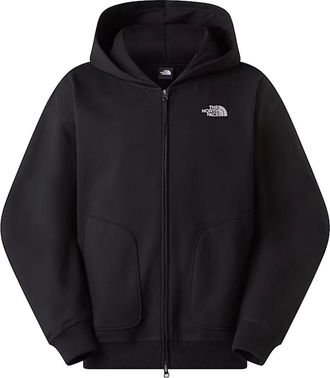 The North Face Hoodies & sweatvesten, Heren, Zwart, XL, Katoen, Oversized Hoodie met Volledige Rits