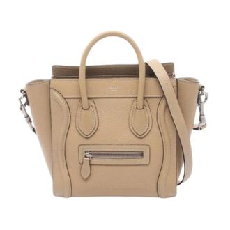 Celine Pre-owned Handbags, female, Beige, Size: ONE SIZE Pre-owned Vintage Handbag