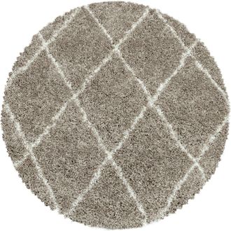 Ayyildiz Teppiche Hochflor-Teppich »ALVOR 3401« rund 50 mm Höhe Shaggy, Langflor, pflegeleicht, Wohnzimmer