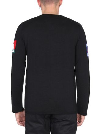 Comme Des Gar&ccedil;ons Wool Jersey Sweater - Black