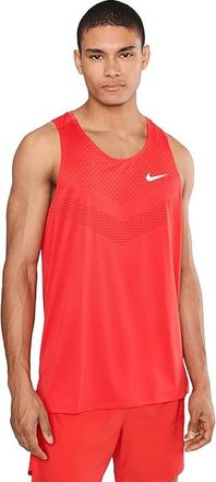 Nike Stride Dri-FIT Adv Running Tank Top Mens Clothing Light Crimson/Reflective Silver : SM
