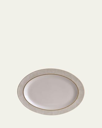 Bernardaud Sauvage White Oval Platter, 15