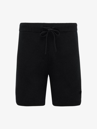 Genti Knitted Shorts | Zwart