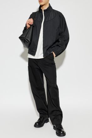 Givenchy Light Jacket With Stand-up Collar, Mens, Black